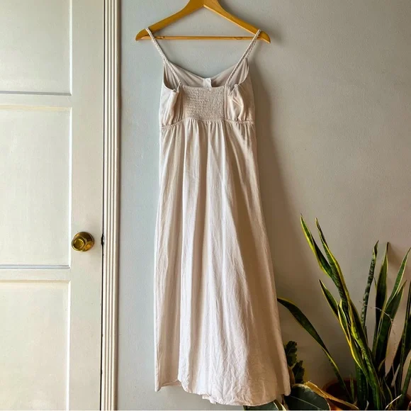 Monteau of Los Angeles• Linen Maxi Dress•Sz S - Picture 3 of 11